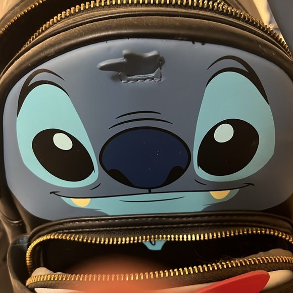 COPY - Loungefly Disney Vampire Stitch Bow Tie Mini Backpack